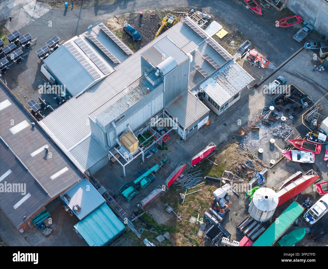 Vector Viewpoint Example Melbourne, VIC, Australia - 05 October 2026: Aerial view of an ...