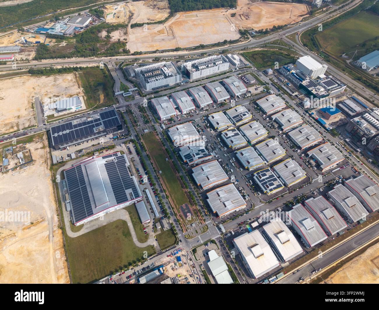 Gelang Patah, Johor, Malaysia - 31 March 2026: Aerial view of NTP ...