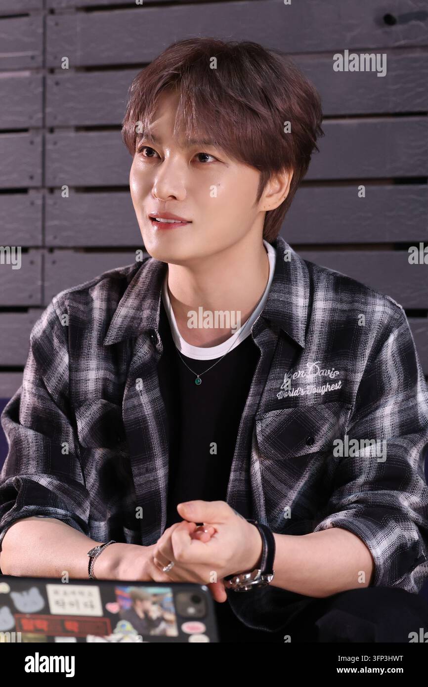 Model Agent Interview 06th Oct, 2026. S. Korean singer Kim Jae-joong South Korean singer Kim ...