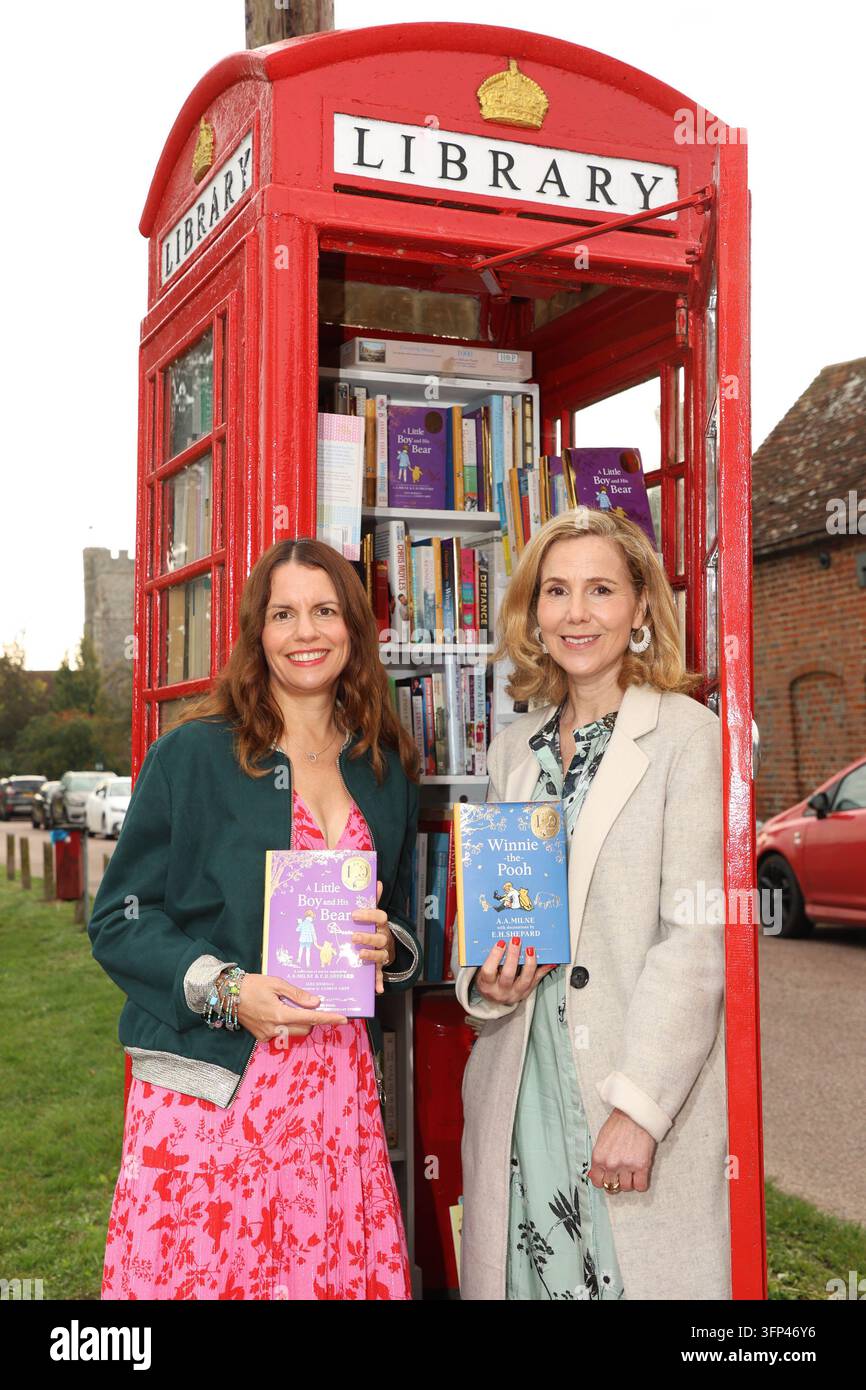 Box Software File Explorer EDITORIAL USE ONLY Jane Riordan (left) and Sally Phillips visit the ...