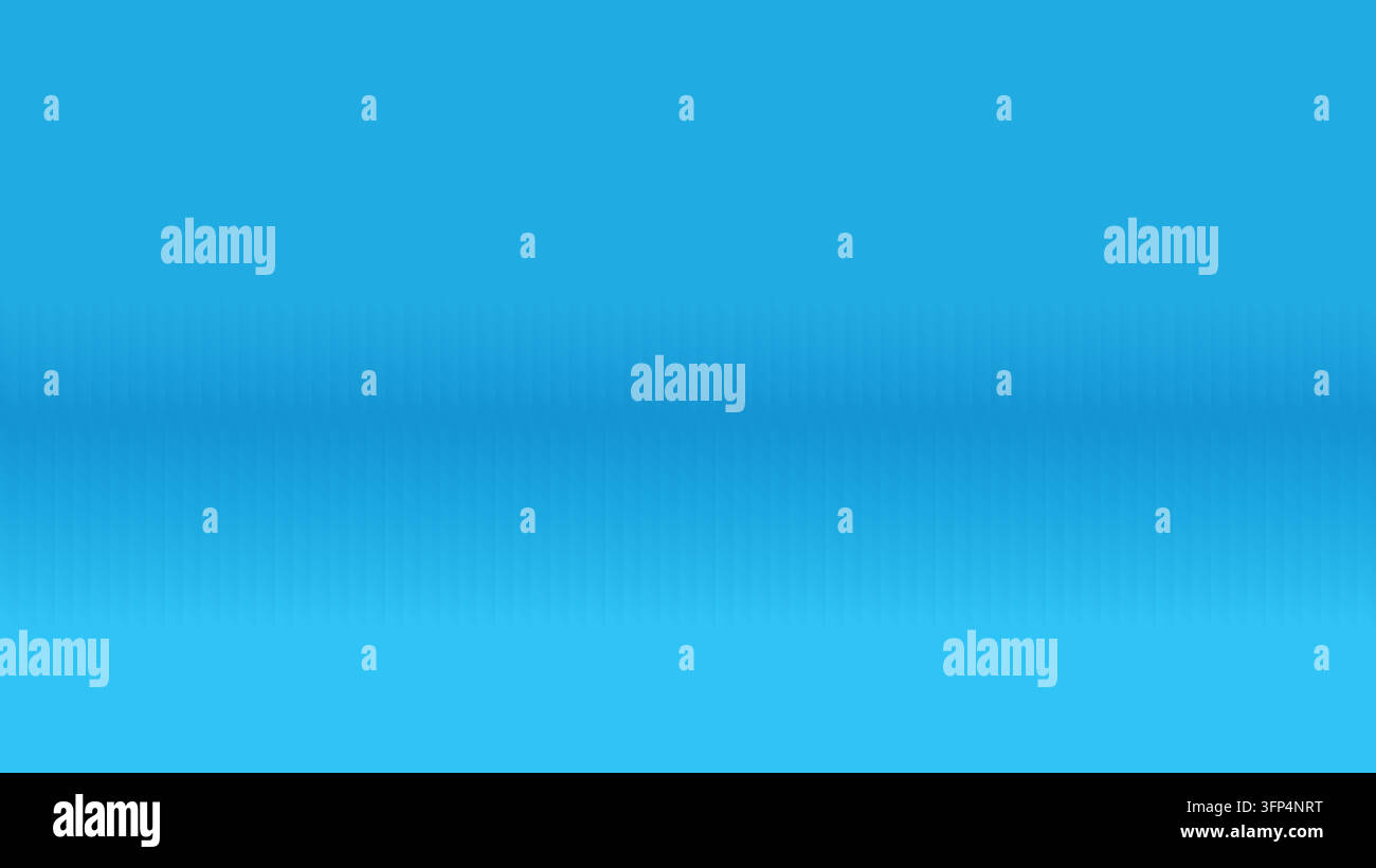 Abstract blue background featuring subtle vertical stripes and a focused horizontal gradient light band. Stock Vector