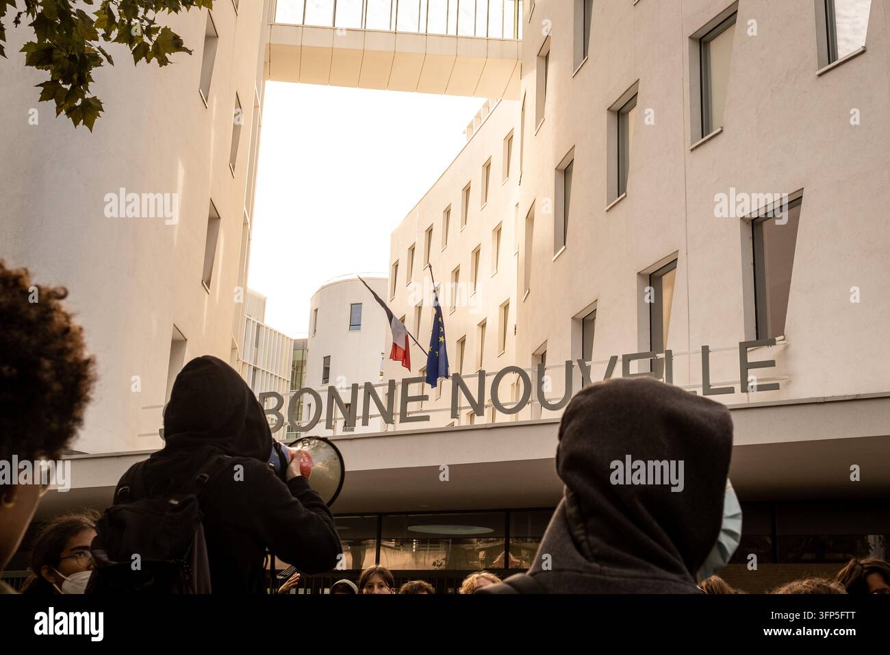 The facade of Sorbonne Nouvelle University in Paris’s 12th ...