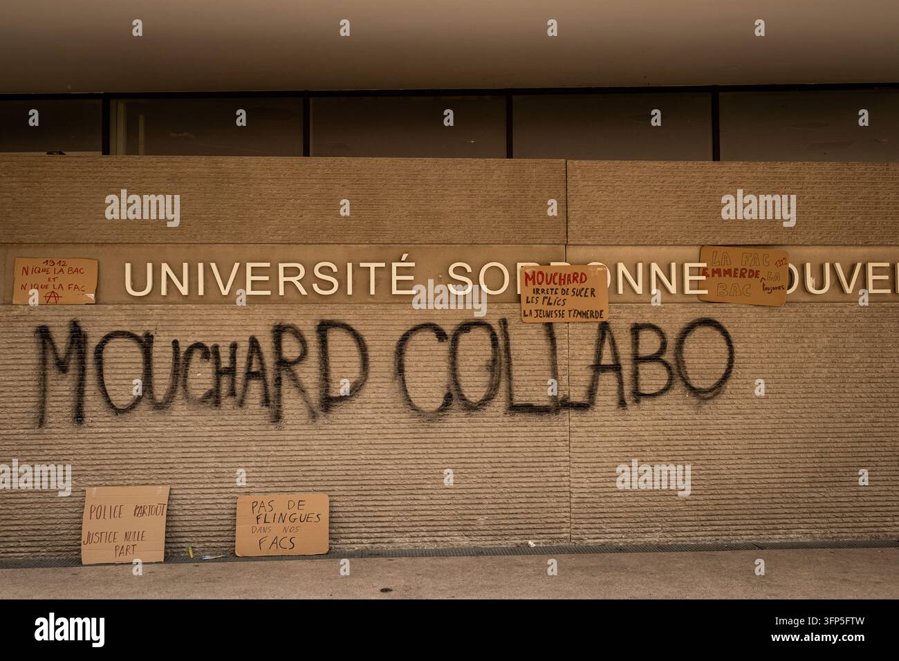 The facade of Sorbonne Nouvelle University in Paris’s 12th ...