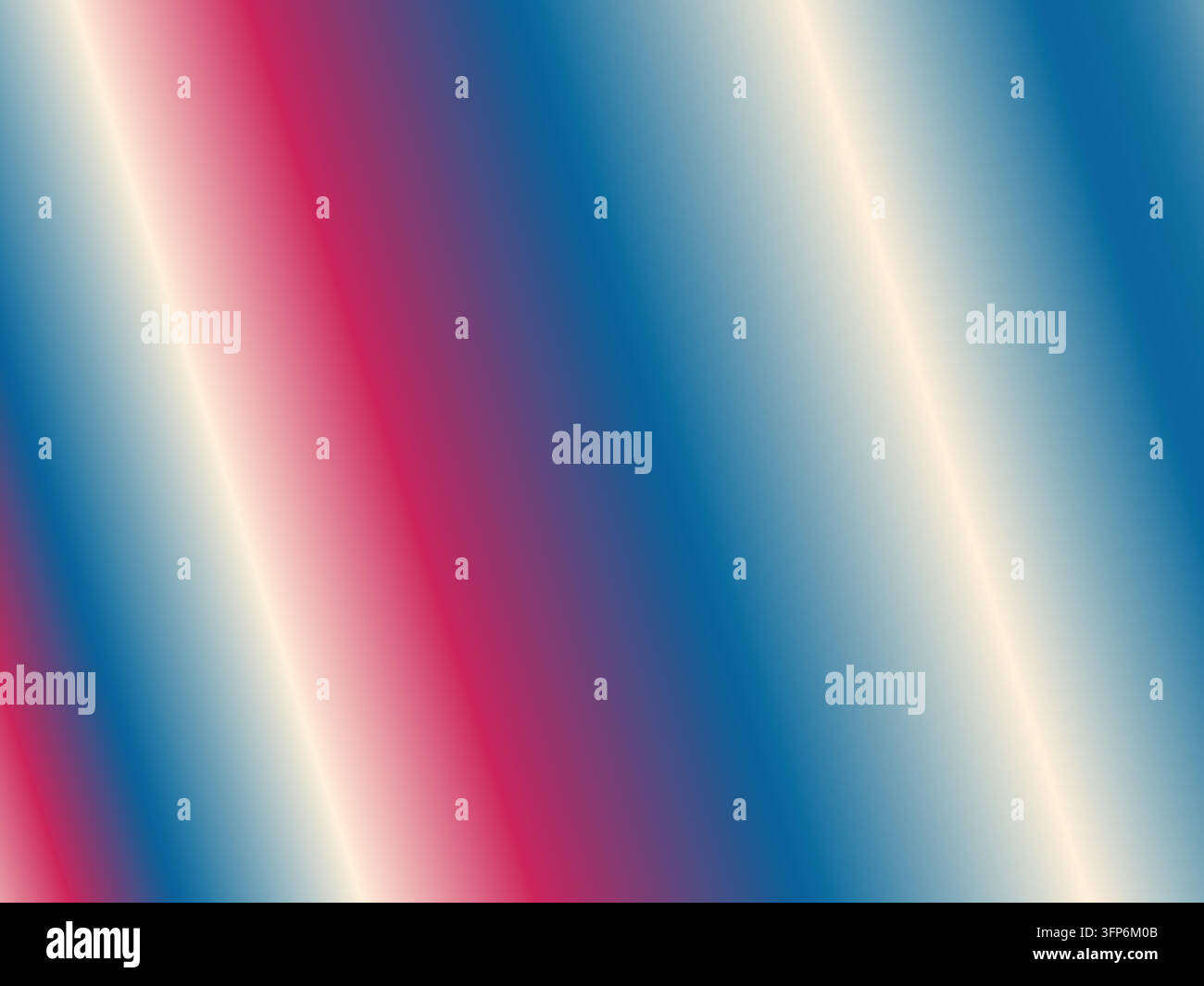 Vibrant abstract background with pink, blue and white diagonal gradient, smooth color transition. Stock Vector