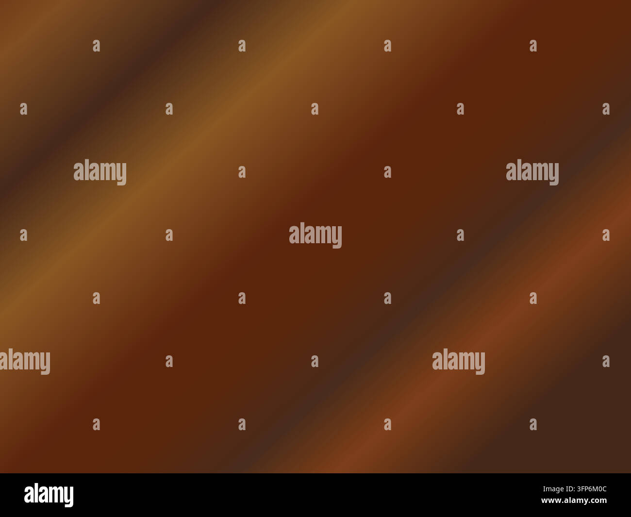 Warm abstract background with brown and orange diagonal gradient, metallic smooth texture. Stock Vector