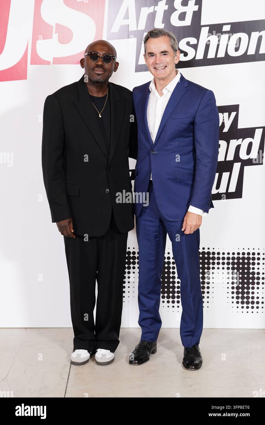 Edward Enninful and Roland Rudd attend The 90s: Art and Fashion ...