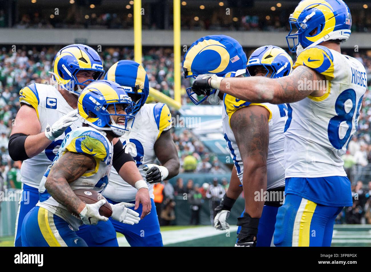 Los Angeles Rams running back Kyren Williams (23) reacts to his ...