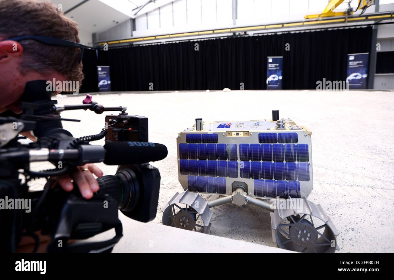 Australia Moon Rover The media film during the launch of Roo-ver an Australian-designed and ...