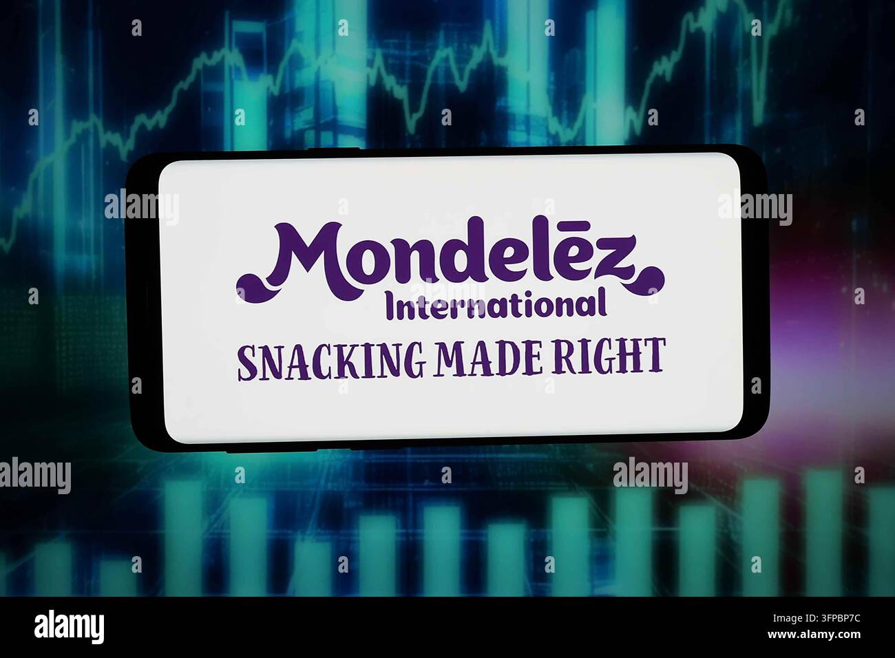 Computer Software Collection Using In this photo illustration, the logo of US food company Mondelez ...
