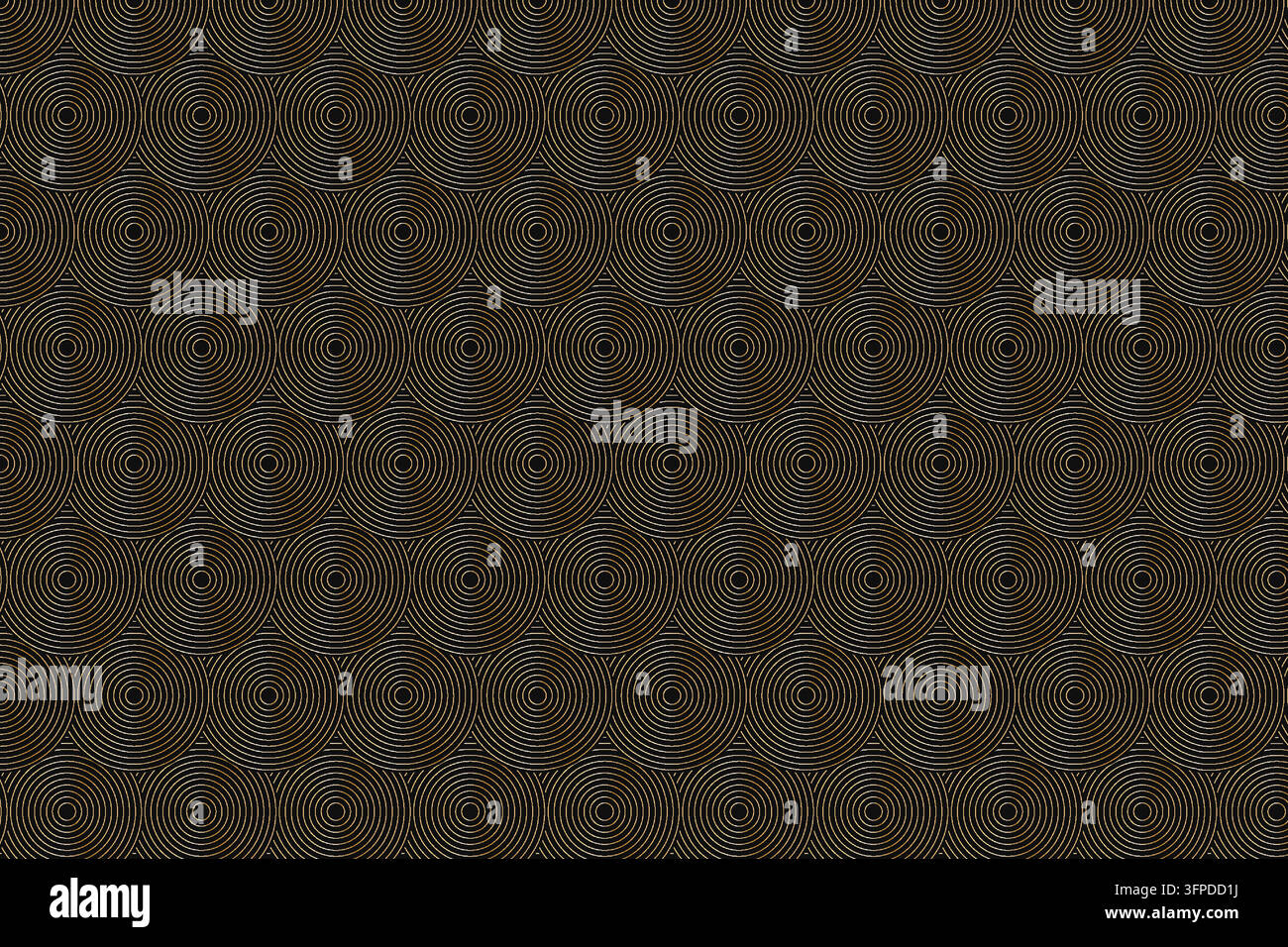 Vector Background Design Bronze and Black Circles Abstract Background Luxury Metallic Geometric ...