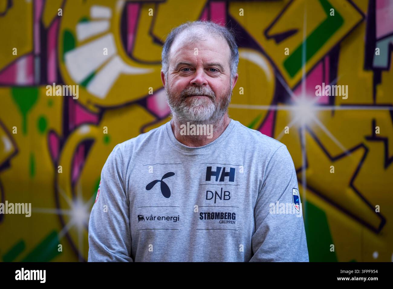 Auto Vector Text Oslo 20261007. Tim Gfeller at the season kick-off with the national ...