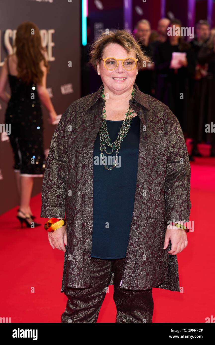Joanna Scanlan poses for photographers upon arrival at the premiere for ...