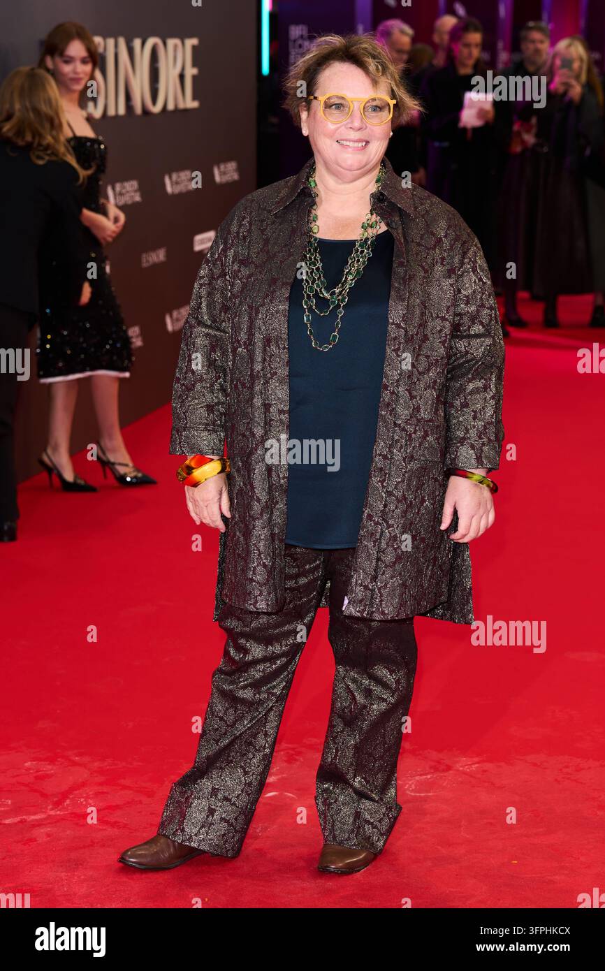 Joanna Scanlan poses for photographers upon arrival at the premiere for ...