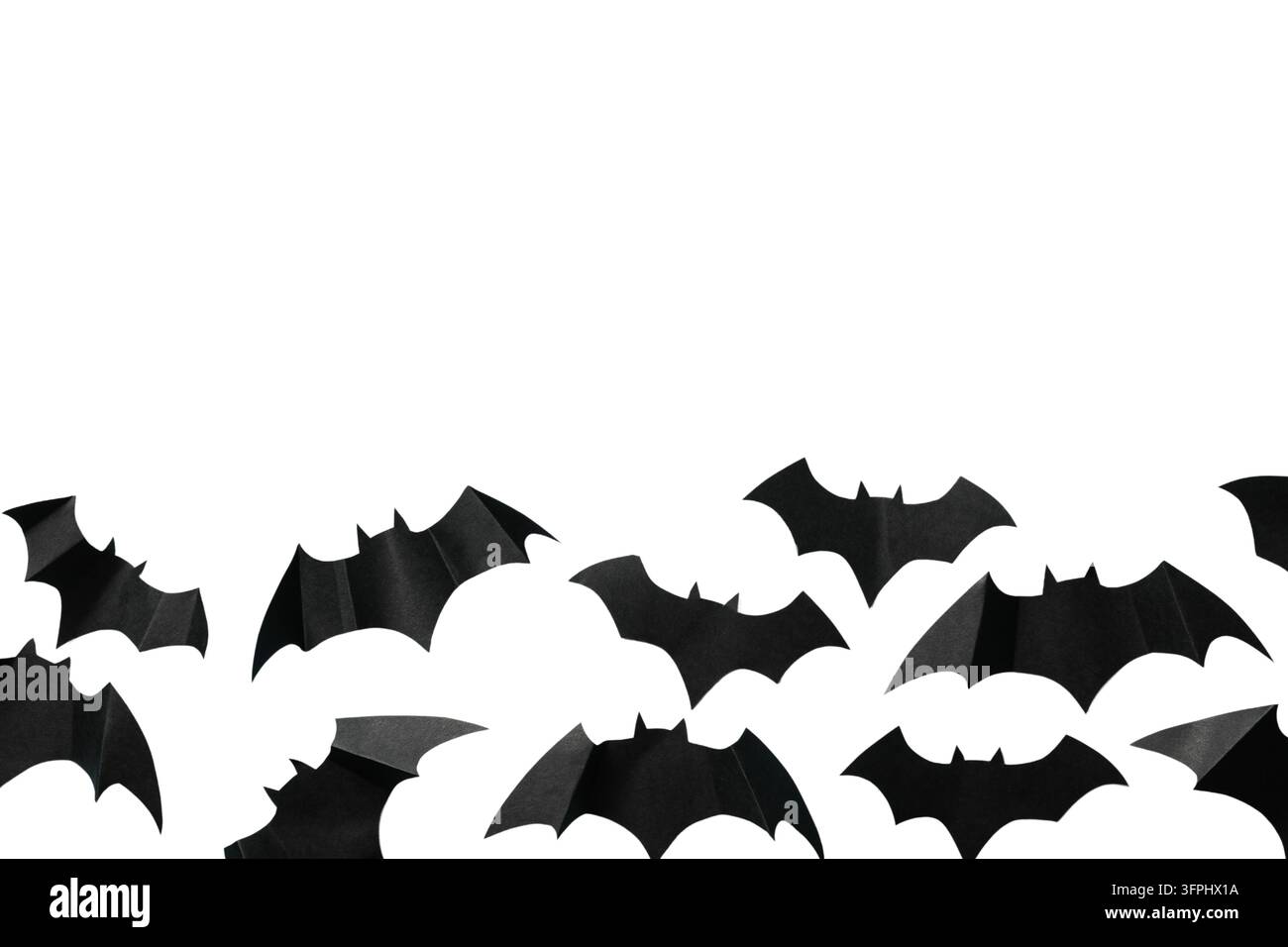 Halloween bats. Flying black bats pattern adding playful touch to ...