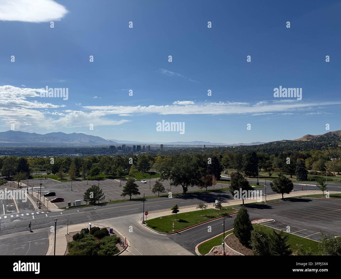 Looking West from the University of Utah - Smartphone Captured Stock Image