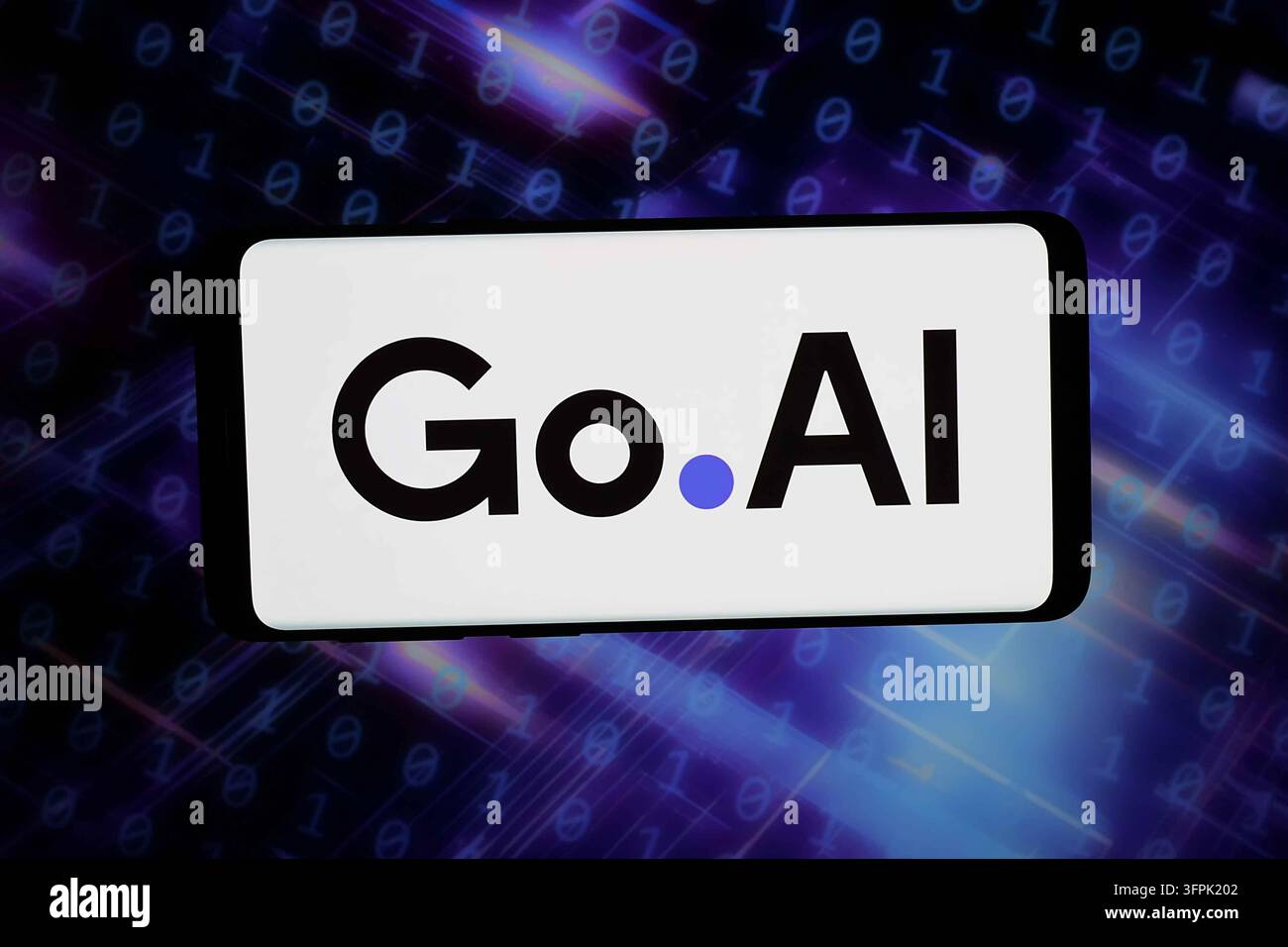 In this photo illustration, the US company Go Abacus Corporation (GO.AI ...