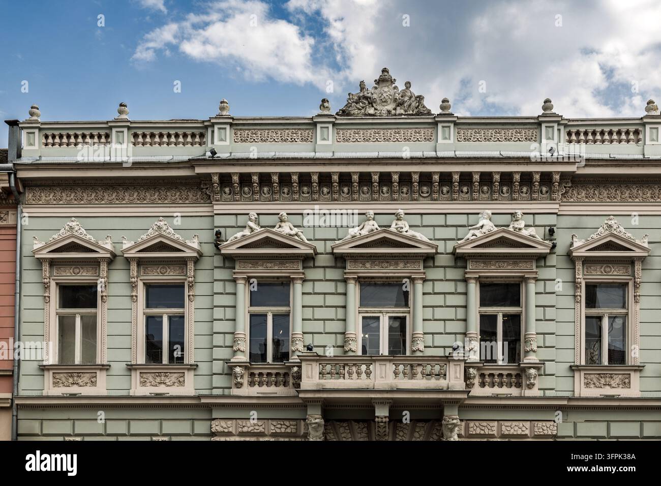Building Farcade Detail of historic facade hi-res stock photography and images - Alamy
