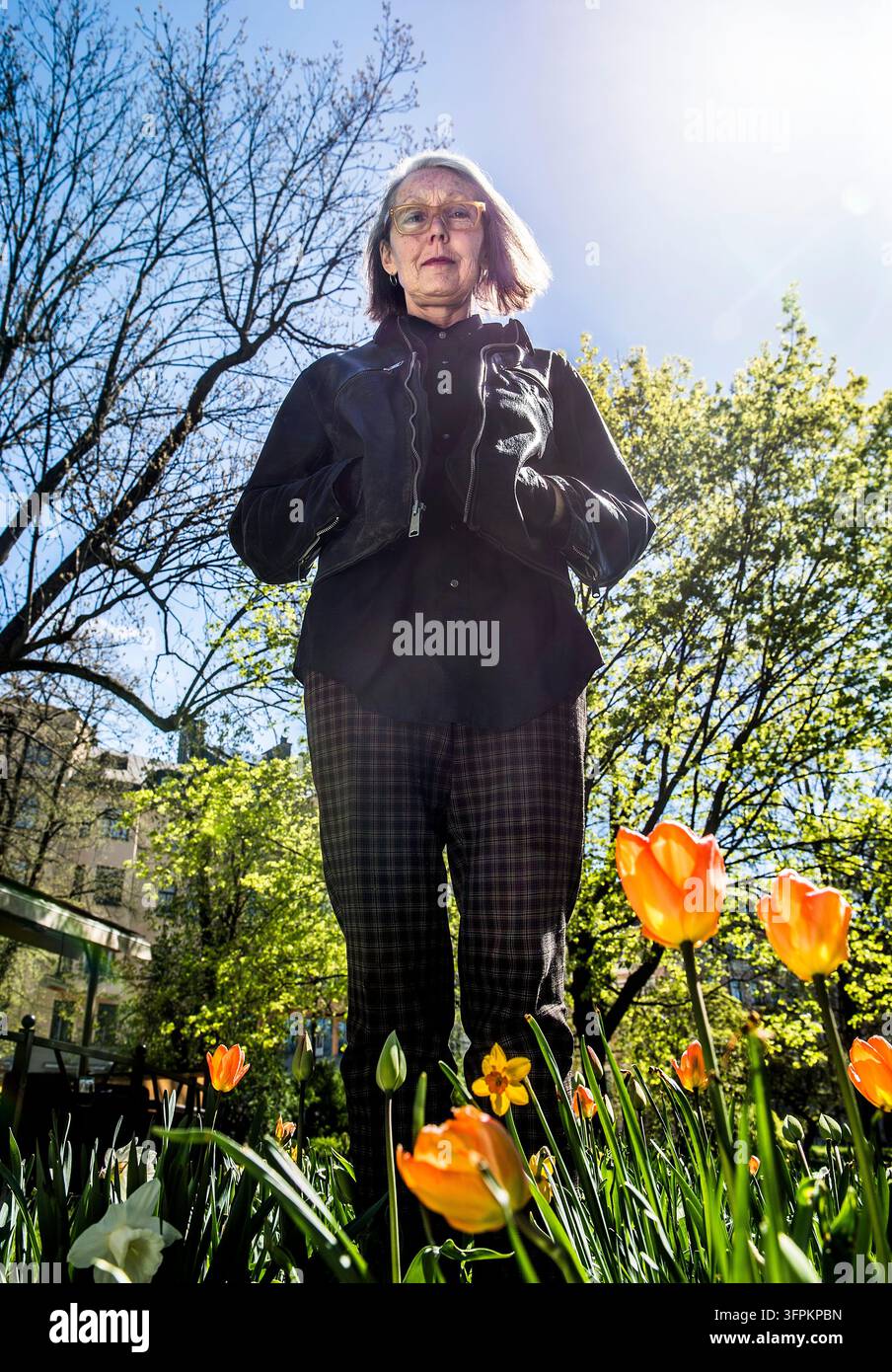 Canadian author Anne Carson, based in the US, in Stockholm, Sweden, on ...