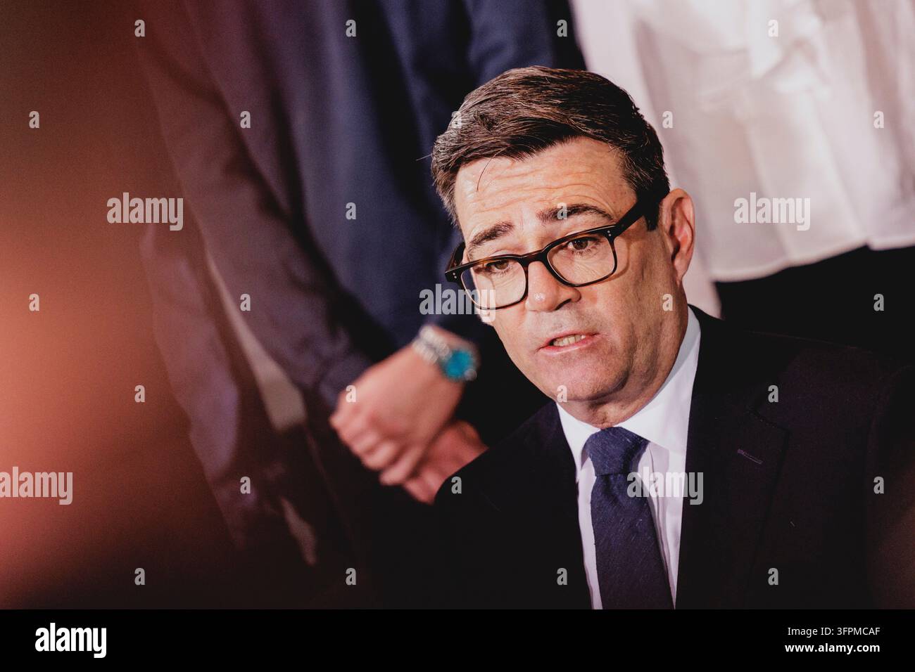 Andrew Burnham, Prime Minister of Great Britain, recorded during a ...