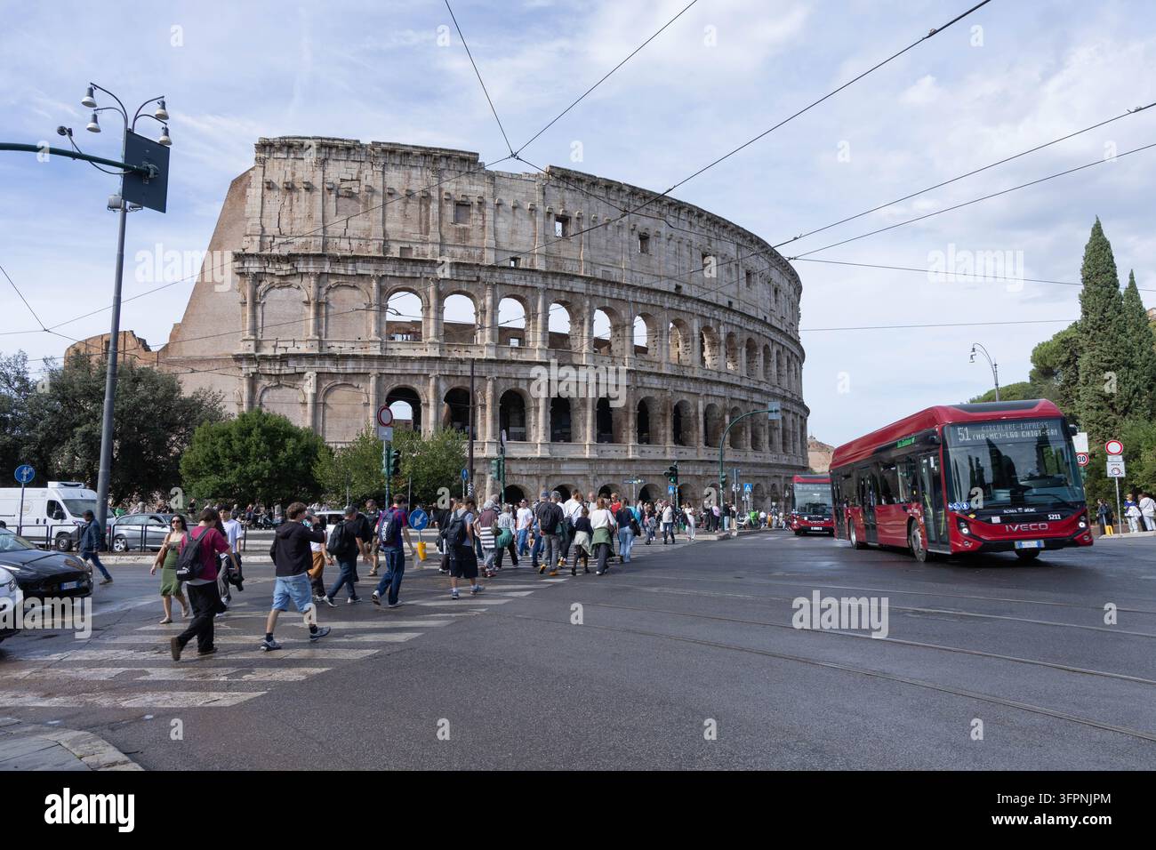 IPA89433848 - The Colosseum in Rome after a thunderstorm Stock Photo ...
