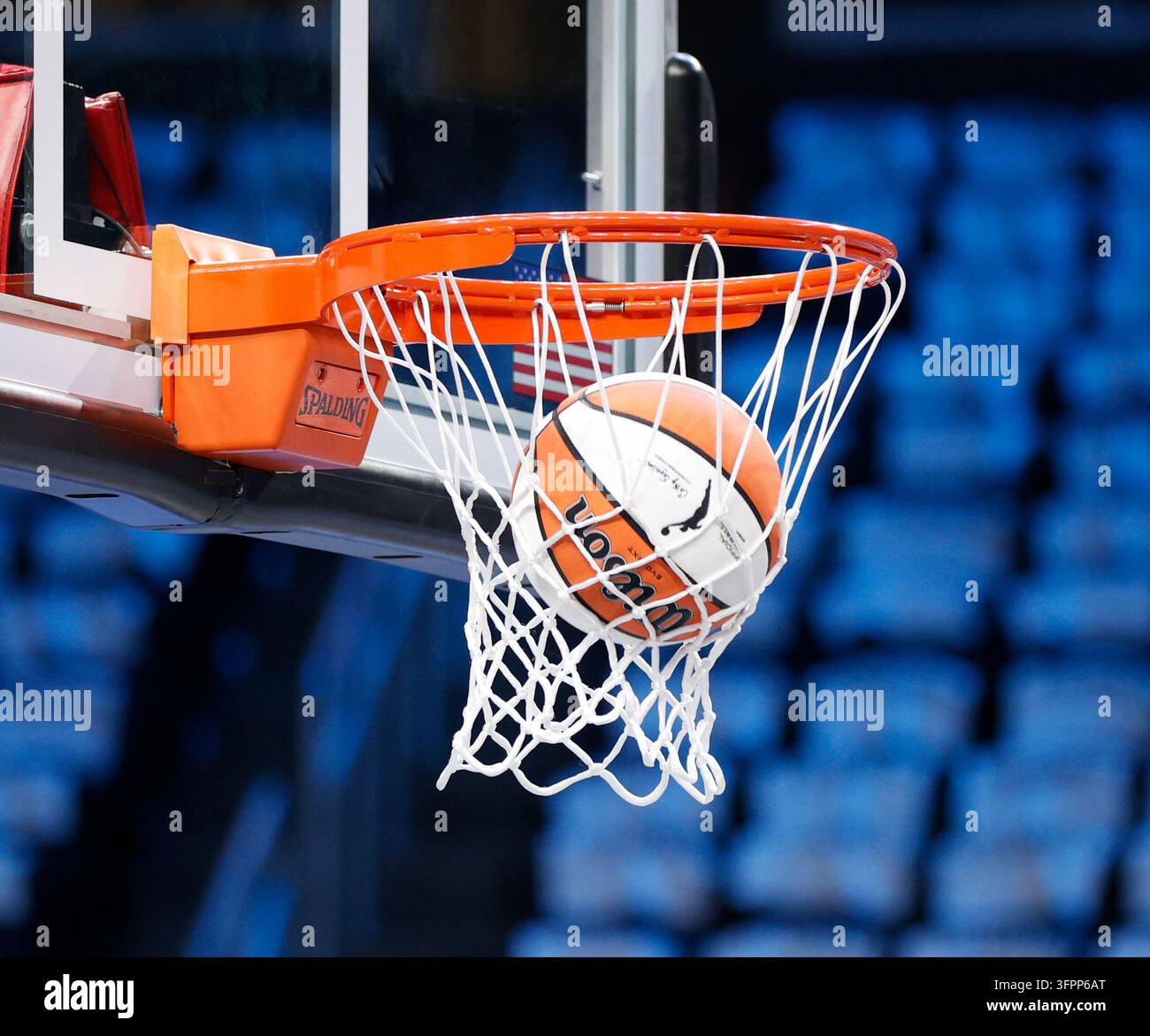 The New York Liberty take on the Atlanta Dream at State Farm Arena in ...