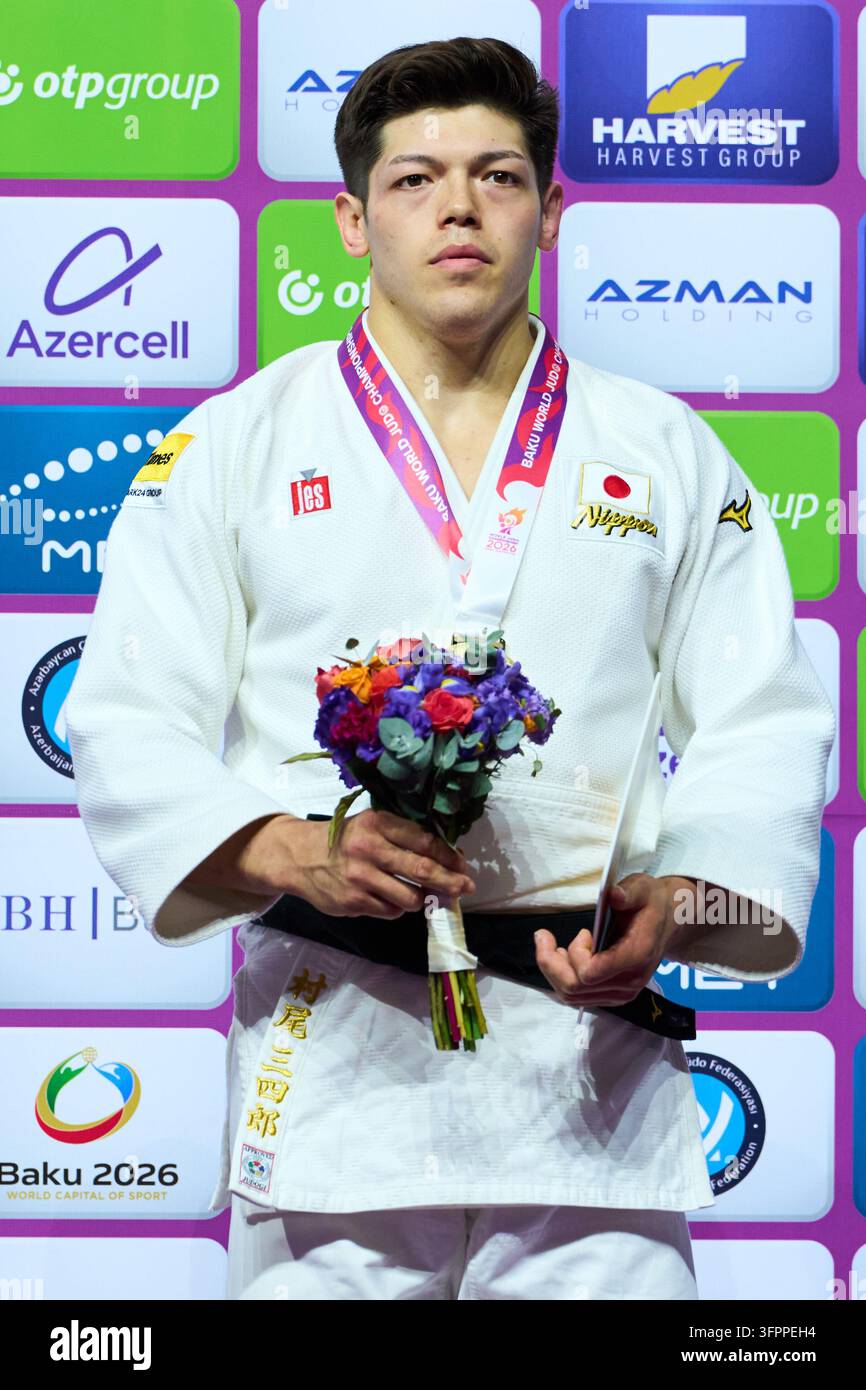 Sanshiro Murao Wins Gold in 90kg Category at Baku Arena, says eJudo