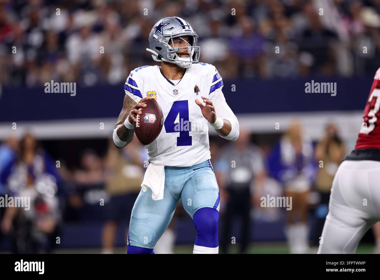Dallas Cowboys quarterback Dak Prescott passes against the Tampa Bay ...