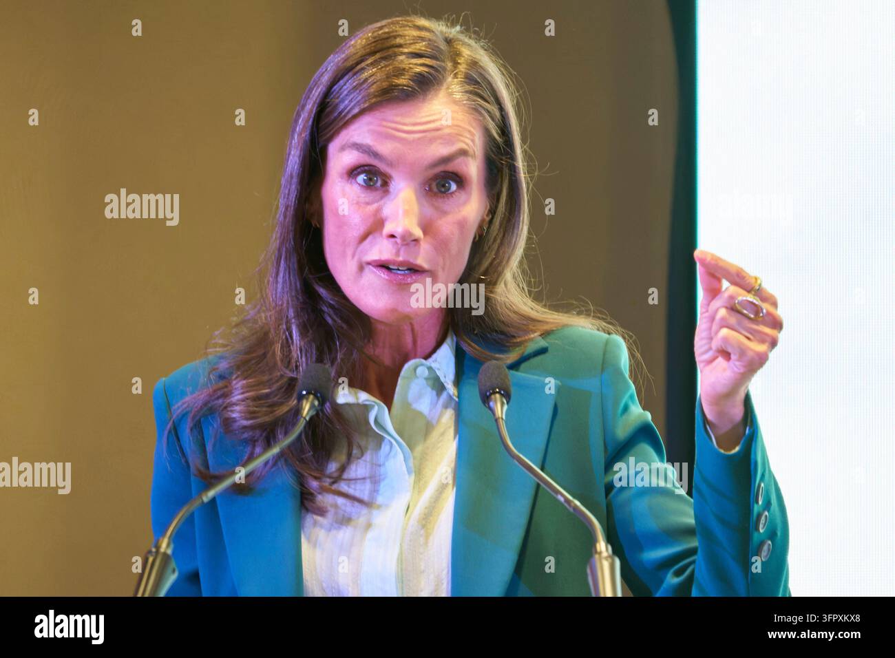 Queen Letizia of Spain attends World Mental Health Day 2026 at Hotel ...