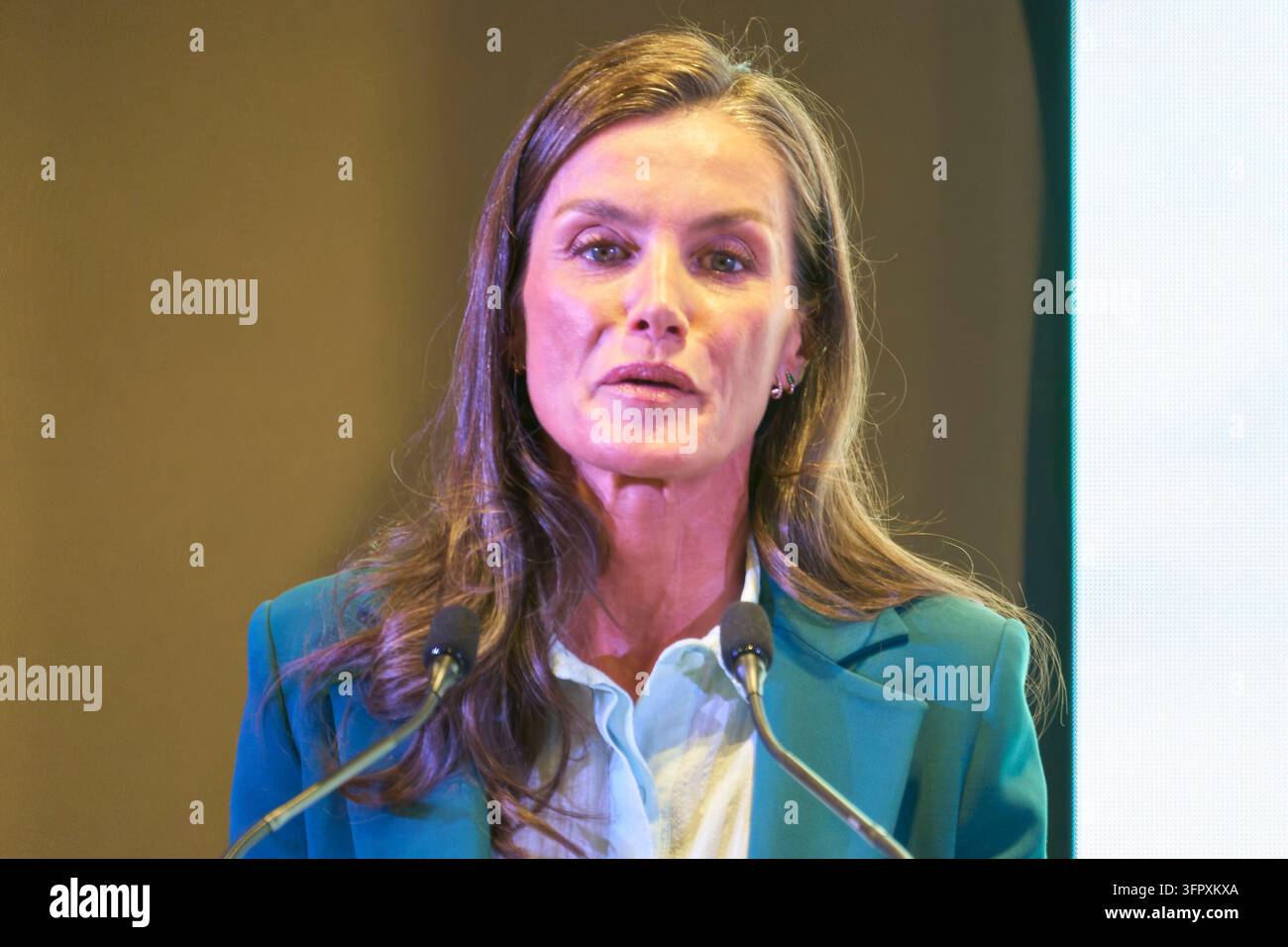 Queen Letizia of Spain attends World Mental Health Day 2026 at Hotel ...