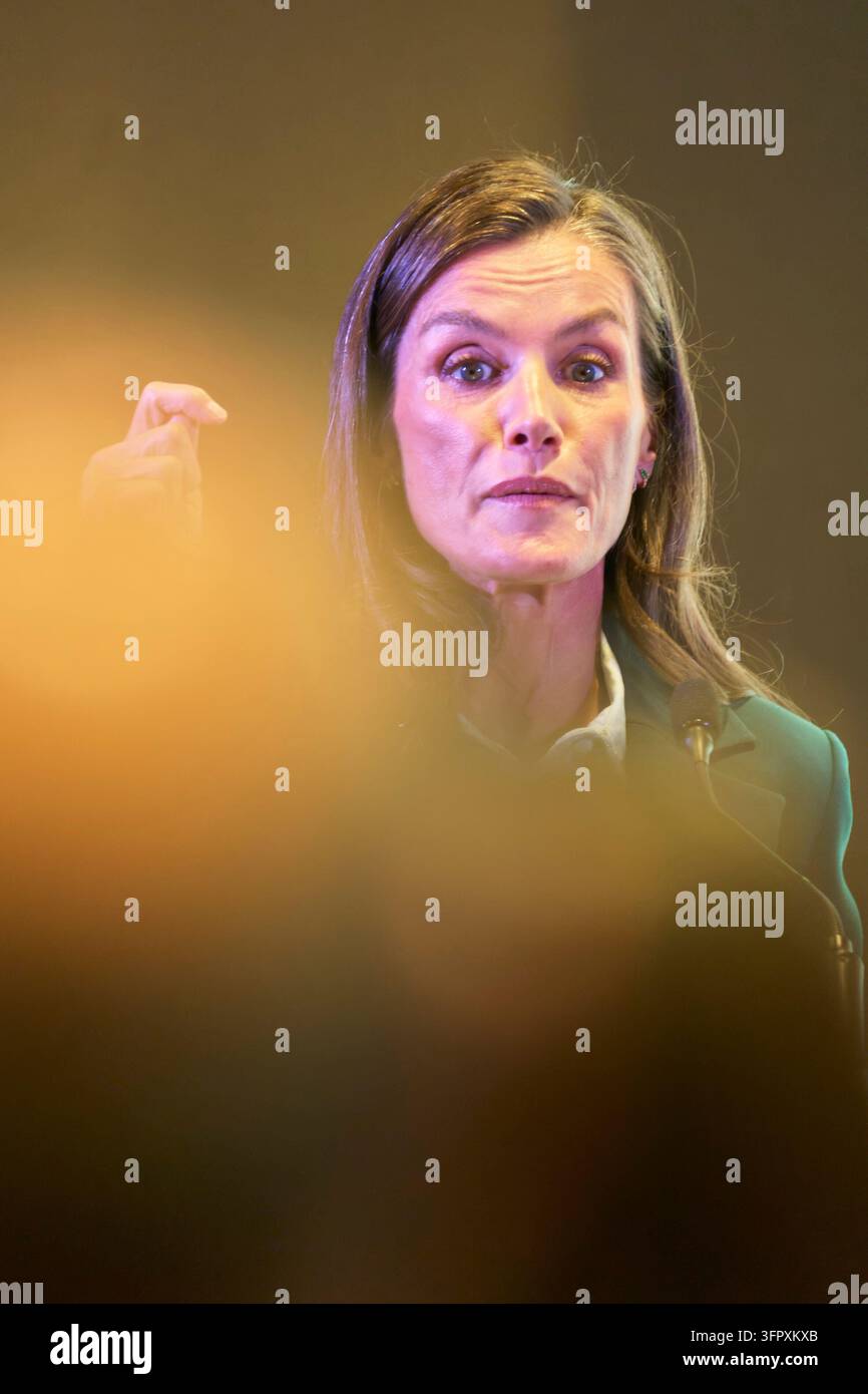 Queen Letizia of Spain attends World Mental Health Day 2026 at Hotel ...