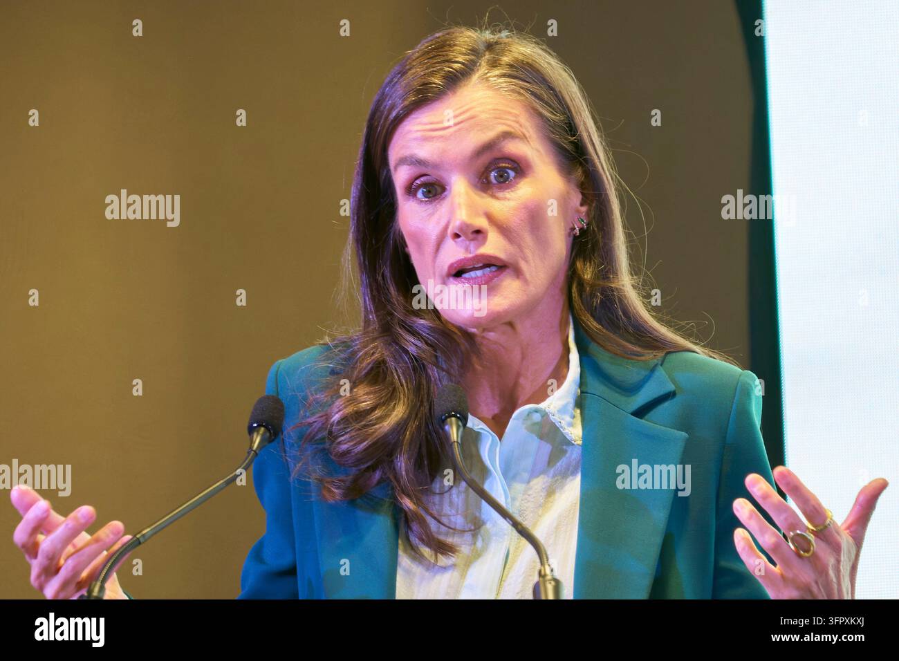 Queen Letizia of Spain attends World Mental Health Day 2026 at Hotel ...