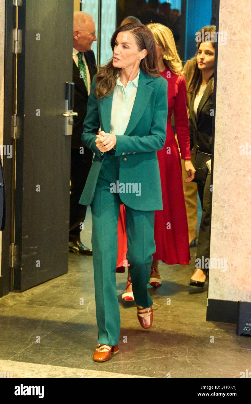 Queen Letizia of Spain attends World Mental Health Day 2026 at Hotel ...