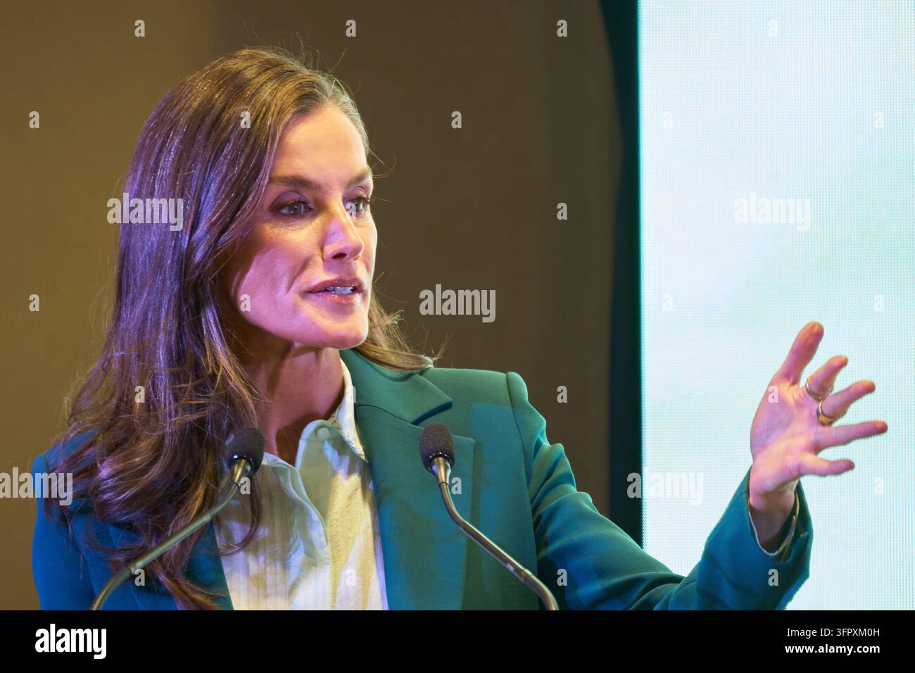 Queen Letizia of Spain attends World Mental Health Day 2026 at Hotel ...
