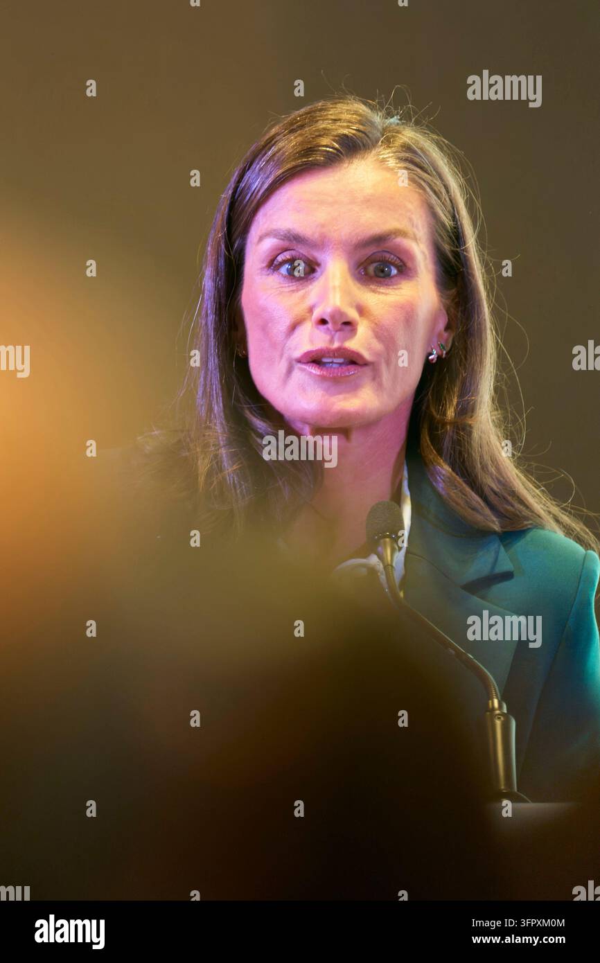 Queen Letizia of Spain attends World Mental Health Day 2026 at Hotel ...