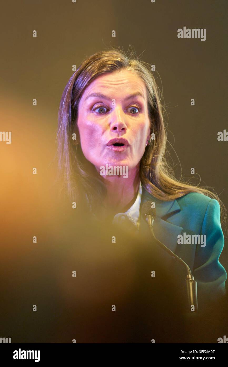 Queen Letizia of Spain attends World Mental Health Day 2026 at Hotel ...