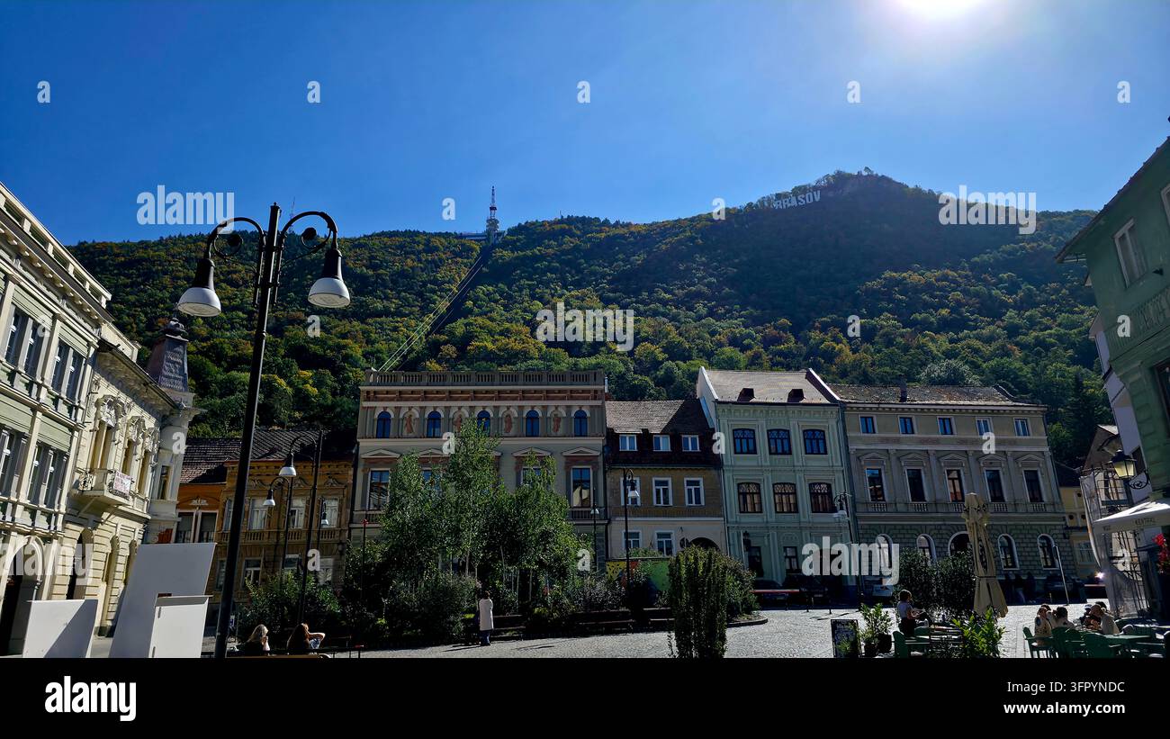 Brasov of Romania - Smartphone Captured Stock Image