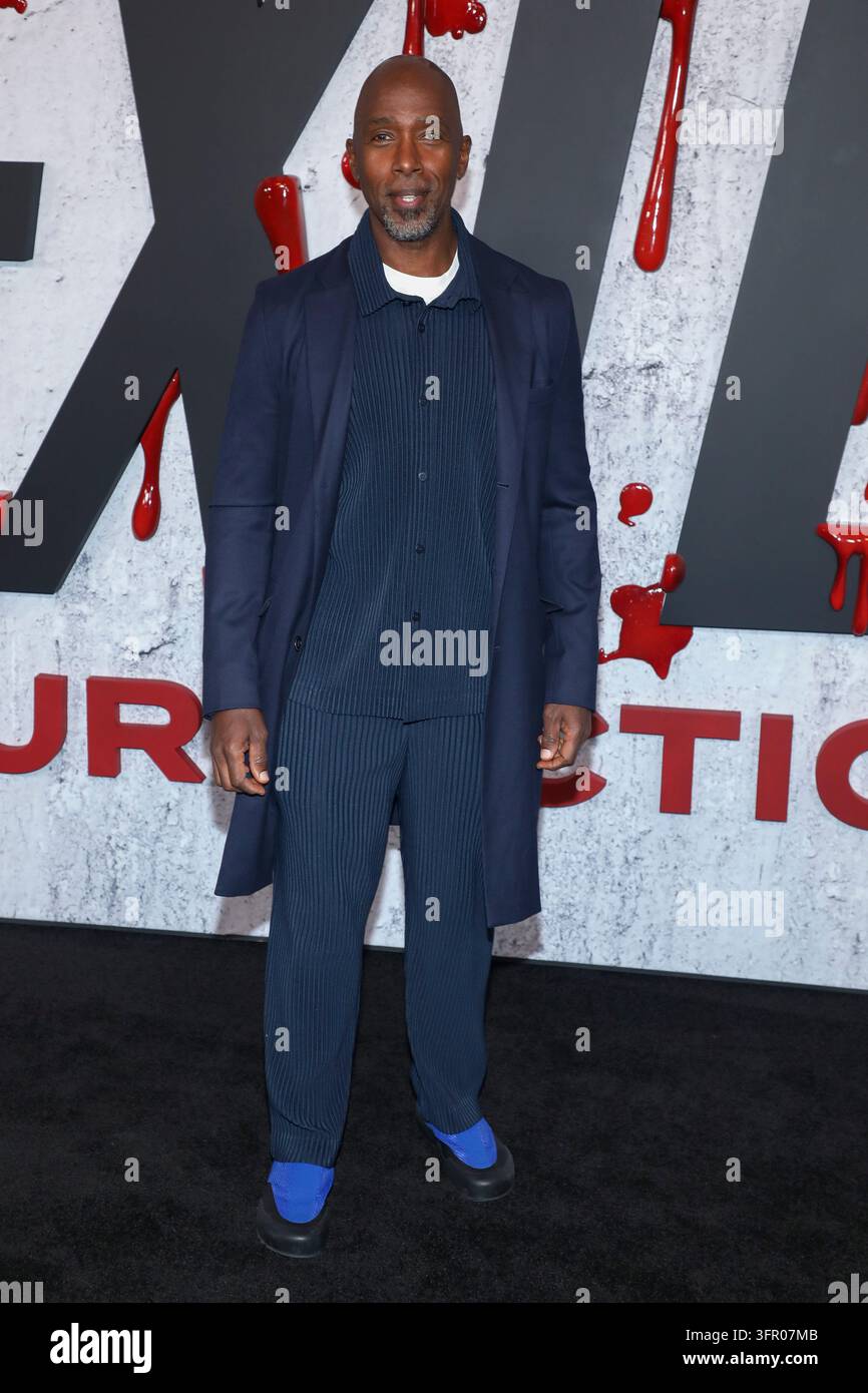 Ntare Guma Mbaho Mwine attends the premiere of 