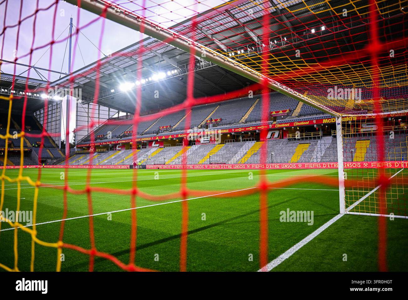 Illustration general view of Stade Bollaert-Delelis prior Ligue 1 ...
