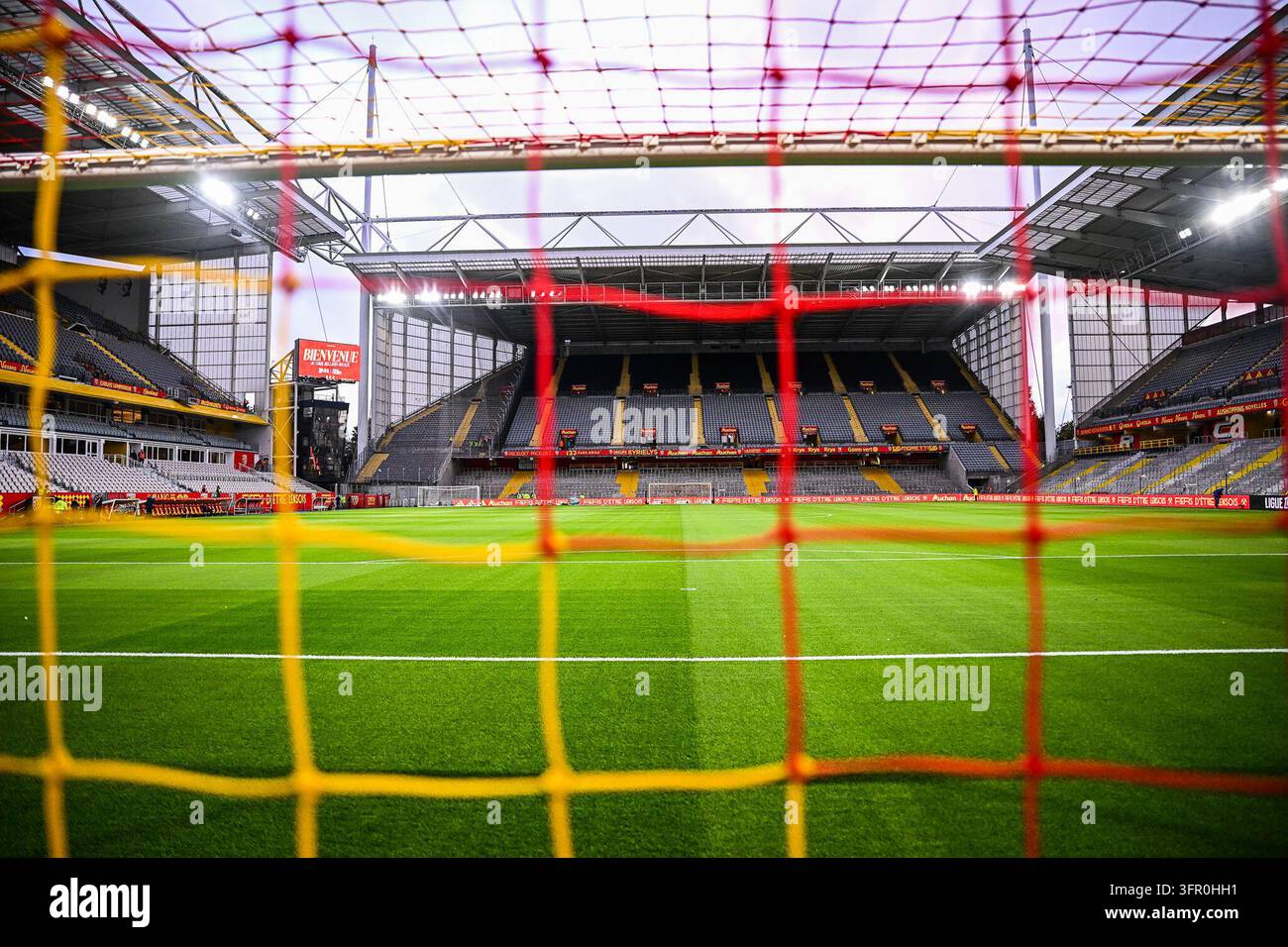 Illustration general view of Stade Bollaert-Delelis prior Ligue 1 ...