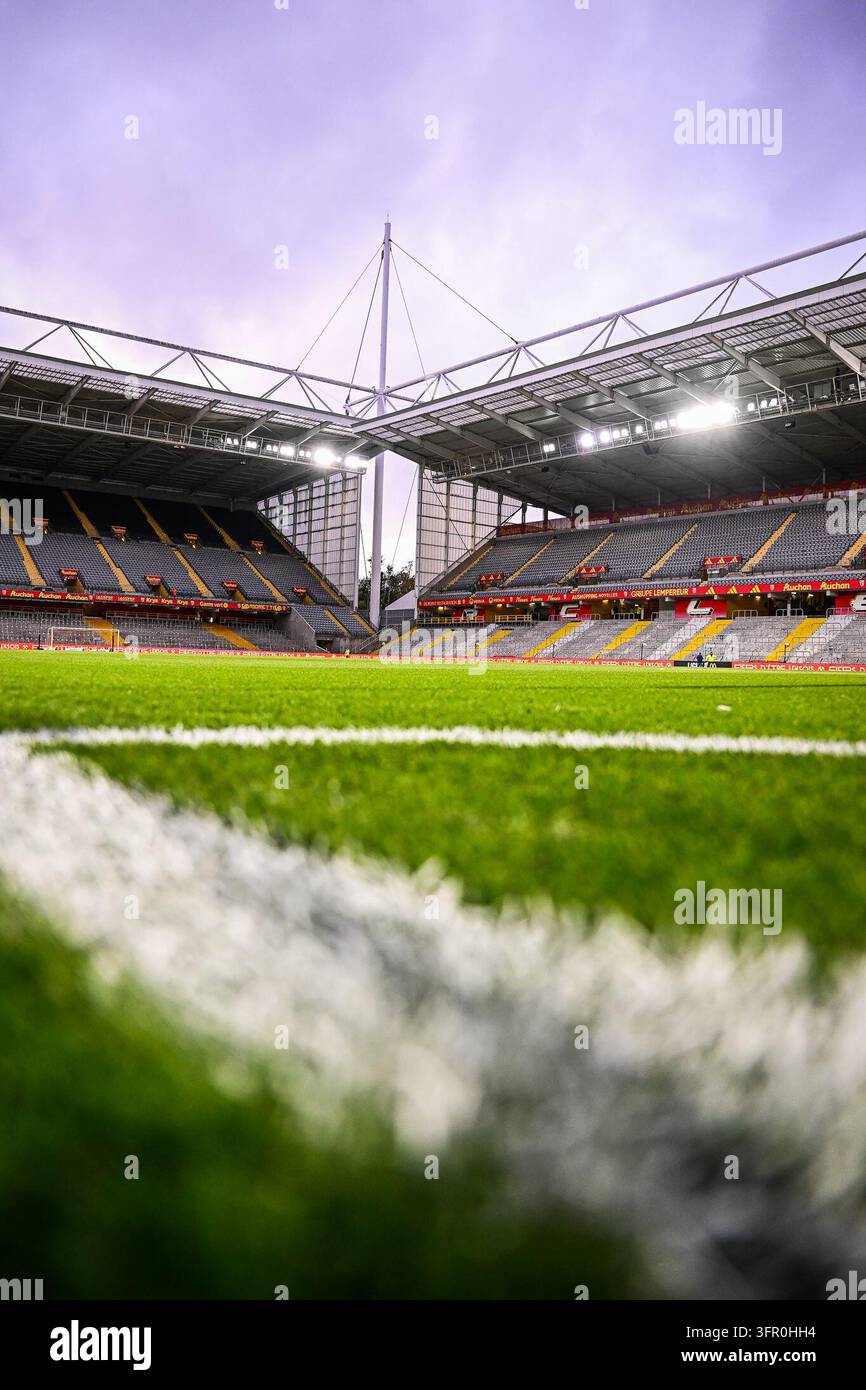 Illustration general view of Stade Bollaert-Delelis prior Ligue 1 ...