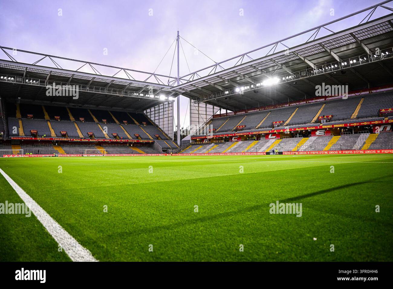 Illustration general view of Stade Bollaert-Delelis prior Ligue 1 ...