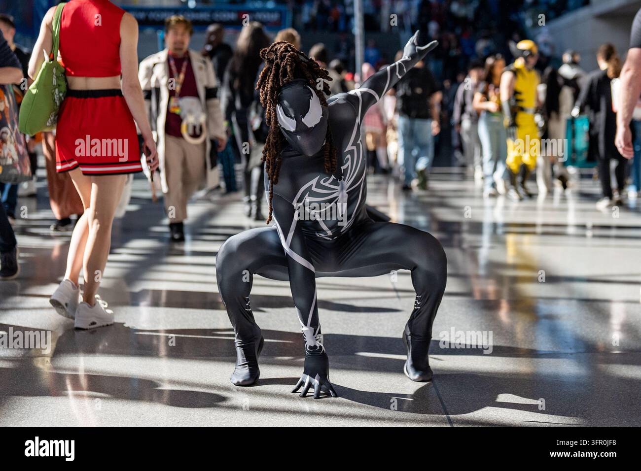 Rl Comp RL Radeke cosplays as Spider-Man from the The Marvel Universe while ...
