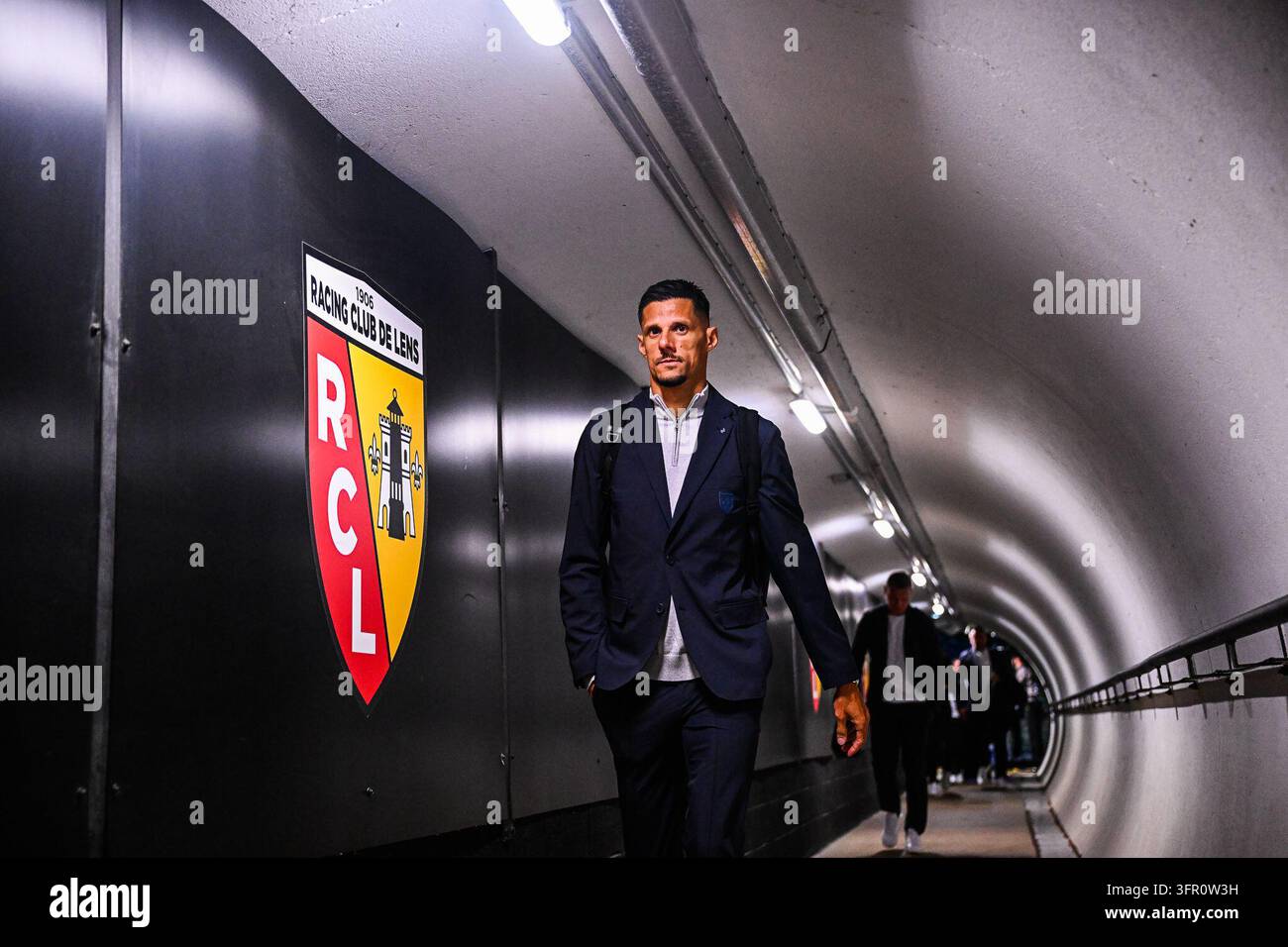 Florian SOTOCA of RC Lens prior Ligue 1 McDonald's match between Lens ...