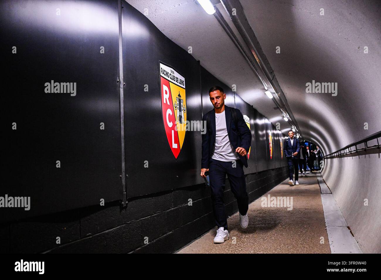 Ruben AGUILAR of RC Lens prior Ligue 1 McDonald's match between Lens ...