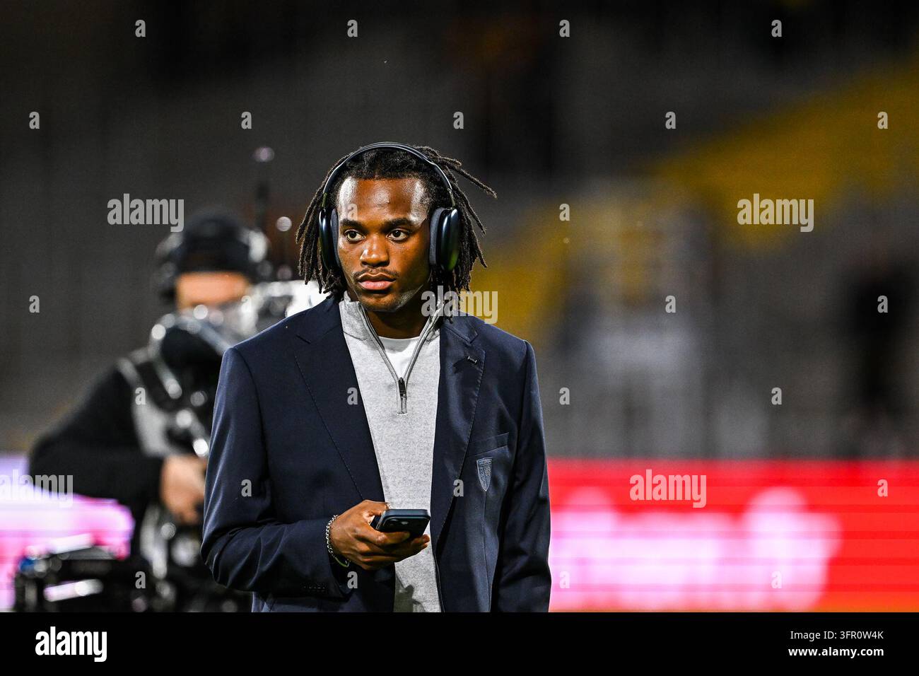 Junior KADILE of RC Lens prior Ligue 1 McDonald's match between Lens ...