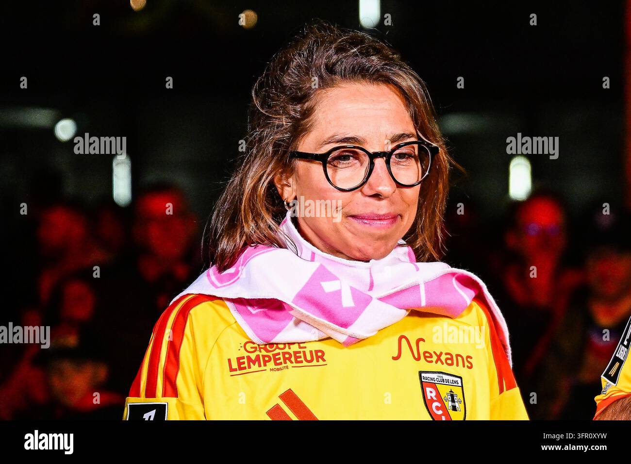 Blandine L'HIRONDEL, winner of UTMB 2026 prior Ligue 1 McDonald's match ...