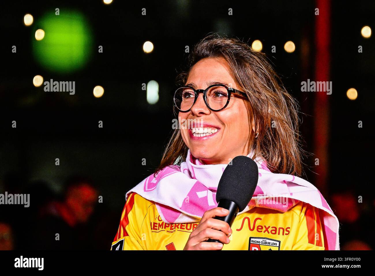 Blandine L'HIRONDEL, winner of UTMB 2026 prior Ligue 1 McDonald's match ...