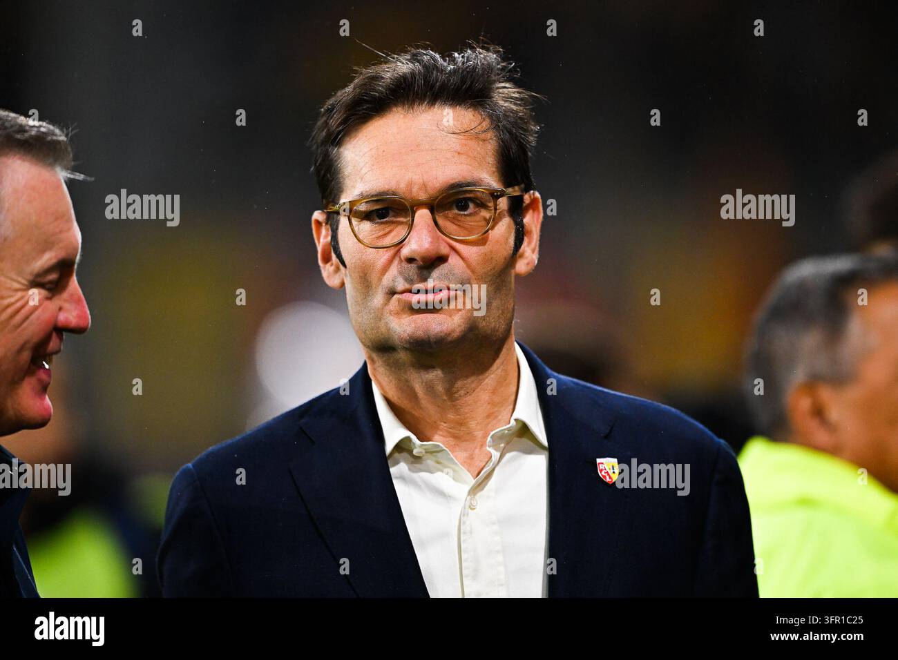 Joseph OUGHOURLIAN president of Lens during Ligue 1 McDonald's match ...