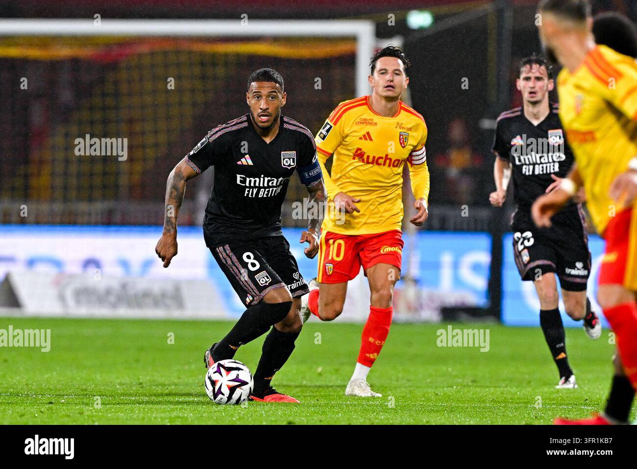 Corentin TOLISSO of Lyon during Ligue 1 McDonald's match between Lens ...
