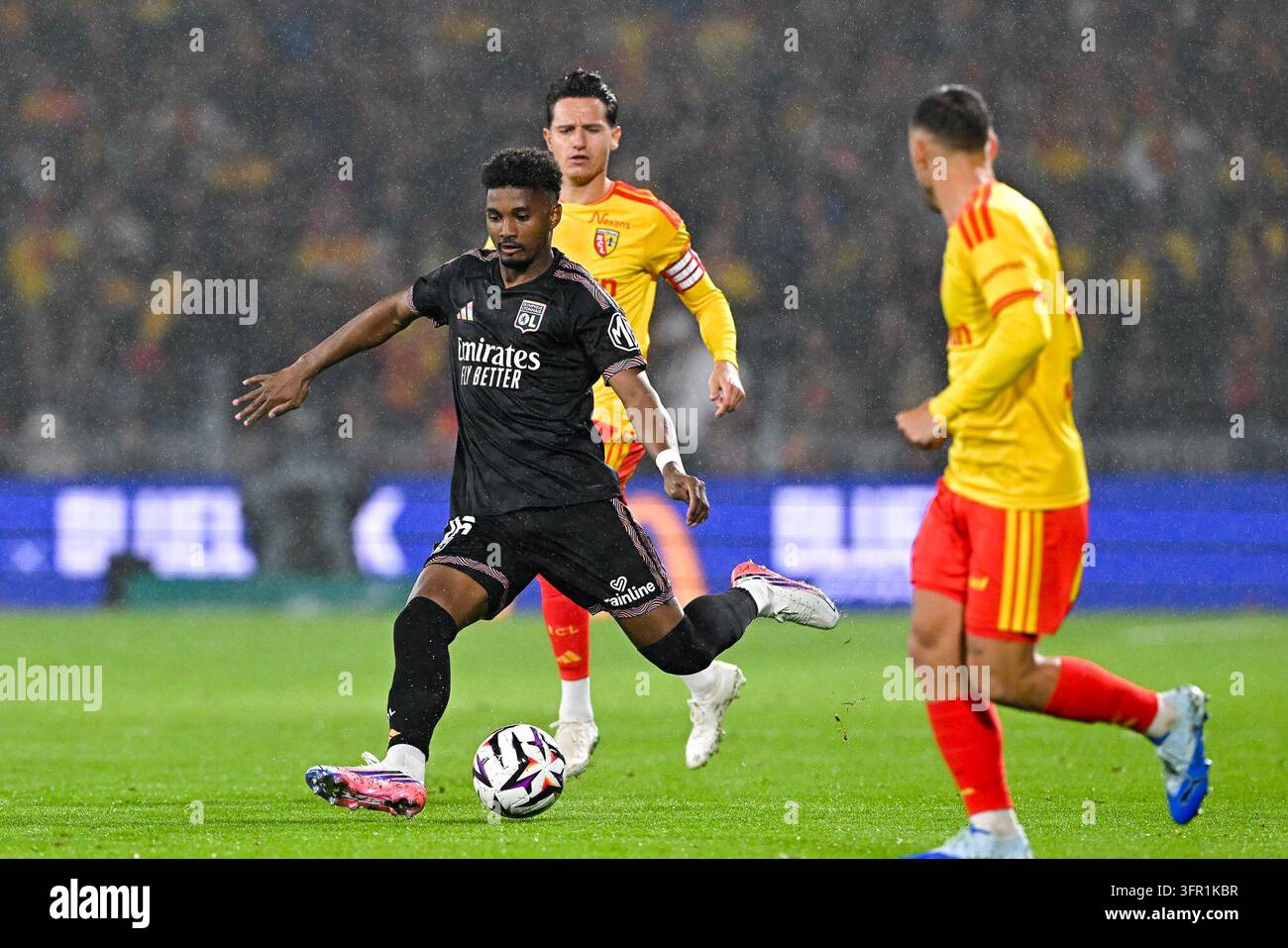 Abner VINICIUS of Lyon during Ligue 1 McDonald's match between Lens and ...